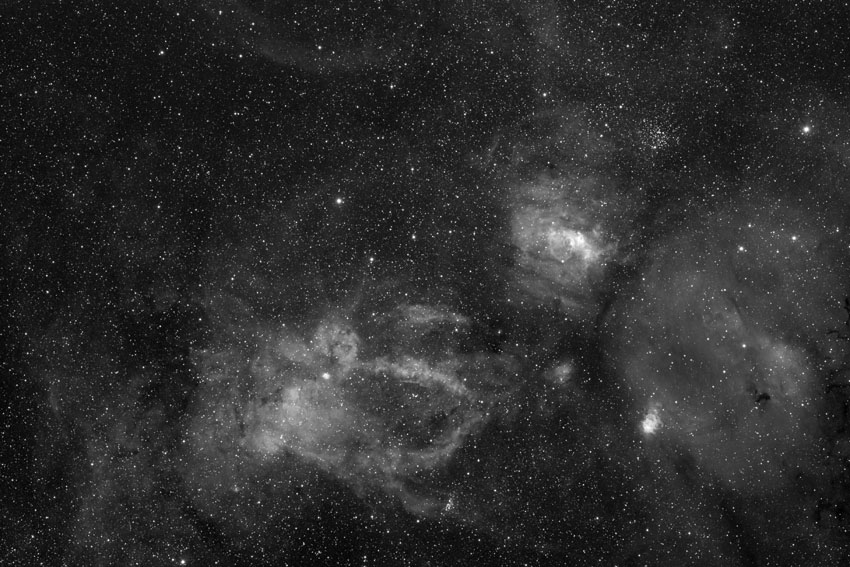 <b>M52 and Bubble Nebula</b>