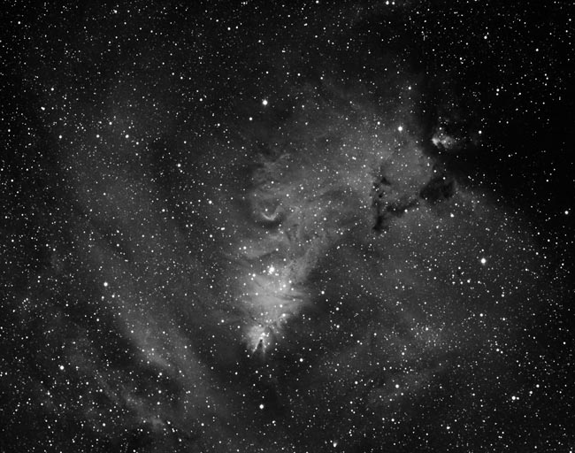 IC 405/IC410 h-alpha