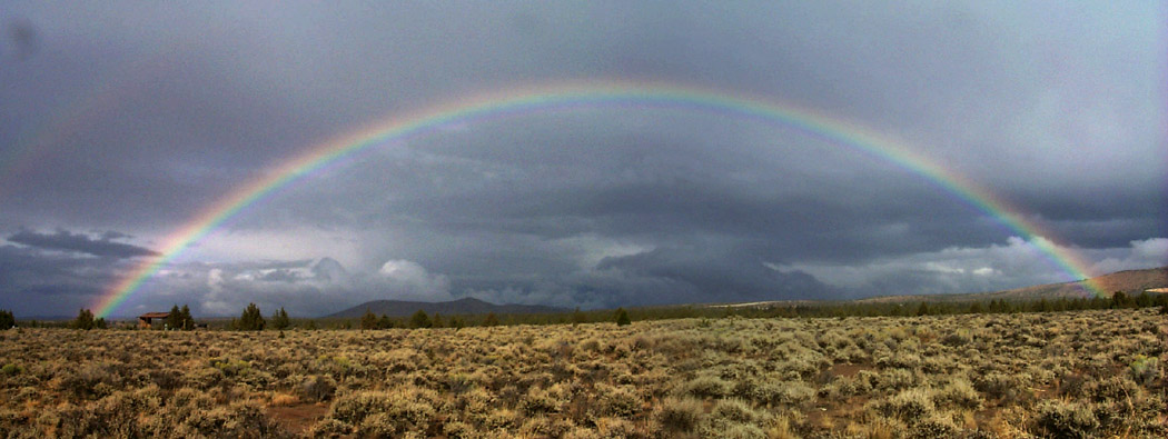 Rainbow in the East