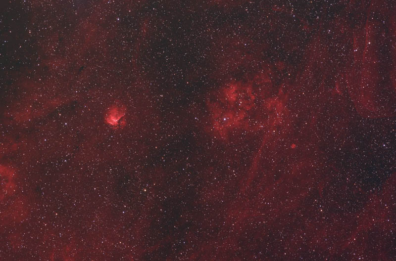 <b>Sharpless 2-112, Sharpless 2-115, and Pk85+4.1</b>